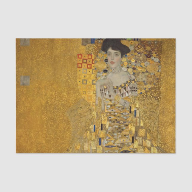 Gustav Klimt - Adele Bloch-Bauer I Tissue Paper (Front)