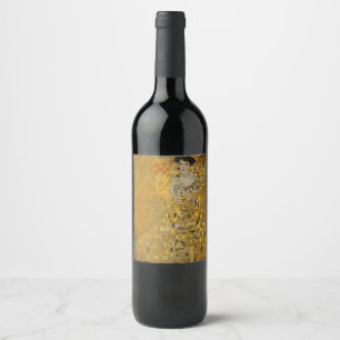 Gustav Klimt - Adele Bloch-Bauer I Wine Label