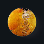 Gustav Klimt Adele Bloch-Bauer Vintage Art Nouveau 3 Cm Round Badge<br><div class="desc">Gustav Klimt Portrait Of Adele Bloch-Bauer I Art Nouveau Painting Portrait of Adele Bloch-Bauer I is a 1907 painting by Gustav Klimt. The first of two portraits Klimt painted of Bloch-Bauer, it has been referred to as the final and most fully representative work of his golden phase. This painting, which...</div>