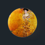 Gustav Klimt Adele Bloch-Bauer Vintage Art Nouveau 3 Cm Round Badge<br><div class="desc">Gustav Klimt Portrait Of Adele Bloch-Bauer I Art Nouveau Painting Portrait of Adele Bloch-Bauer I is a 1907 painting by Gustav Klimt. The first of two portraits Klimt painted of Bloch-Bauer, it has been referred to as the final and most fully representative work of his golden phase. This painting, which...</div>