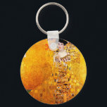 Gustav Klimt Adele Bloch-Bauer Vintage Art Nouveau Key Ring<br><div class="desc">Gustav Klimt Portrait Of Adele Bloch-Bauer I Art Nouveau Painting Portrait of Adele Bloch-Bauer I is a 1907 painting by Gustav Klimt. The first of two portraits Klimt painted of Bloch-Bauer, it has been referred to as the final and most fully representative work of his golden phase. This painting, which...</div>