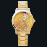 Gustav Klimt Adele Bloch-Bauer Vintage Art Nouveau Watch<br><div class="desc">Gustav Klimt Portrait Of Adele Bloch-Bauer I Art Nouveau Painting Portrait of Adele Bloch-Bauer I is a 1907 painting by Gustav Klimt. The first of two portraits Klimt painted of Bloch-Bauer, it has been referred to as the final and most fully representative work of his golden phase. This painting, which...</div>