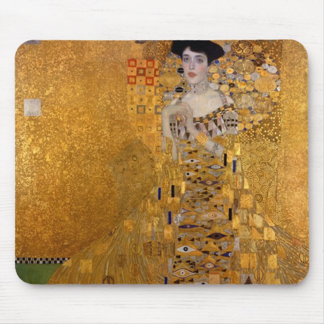 Gustav Klimt // Adele Bloch-Bauer's Portrait. Mouse Mat (Front)