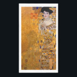 Gustav Klimt Adele Portrait Napkin<br><div class="desc">This popular Klimt painting is entitled "Adele Bloch-Bauer's Portrait"; and was painted in 1907. Gustav Klimt (July 14, 1862 – February 6, 1918) was an Austrian symbolist painter and one of the most prominent members of the Vienna Secession movement. Klimt is noted for his paintings, murals, sketches, and other art...</div>