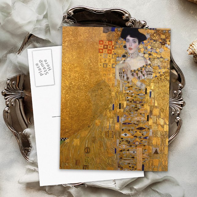 Gustav Klimt "Adele" Portrait Vintage Postcard (Creator Uploaded)