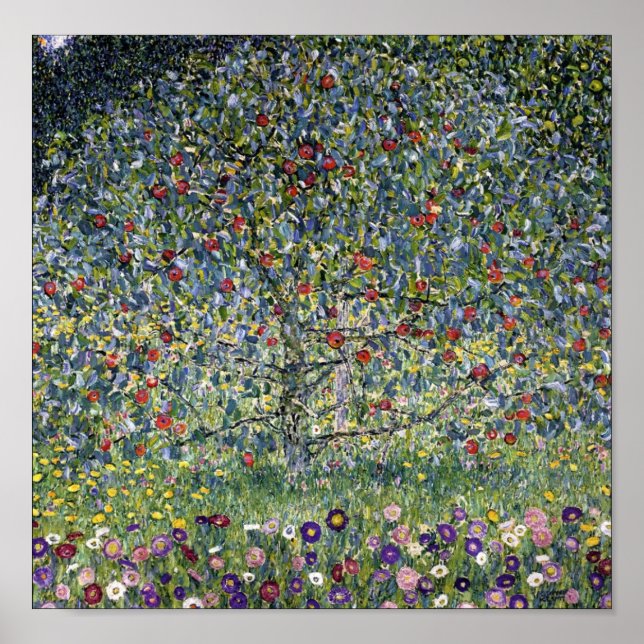 Gustav Klimt Apple Tree Apple Tree Poster (Front)