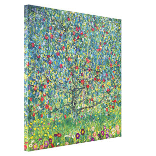 Gustav Klimt - Apple Tree Canvas Print