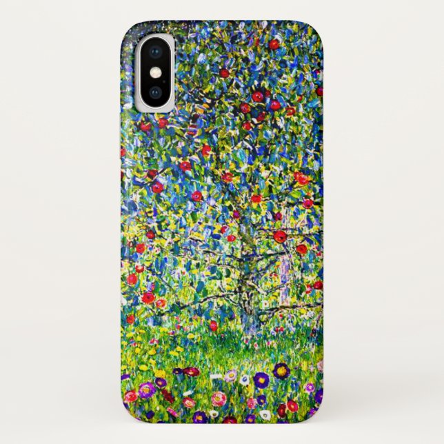 Gustav Klimt Apple Tree Case-Mate iPhone Case (Back)