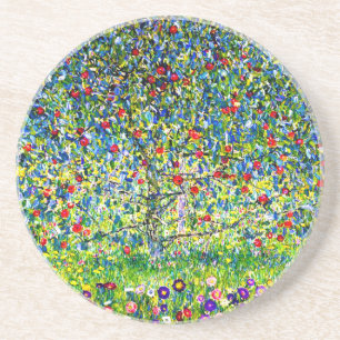 Gustav Klimt Apple Tree Coaster