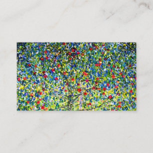 Gustav Klimt Apple Tree Enclosure Card