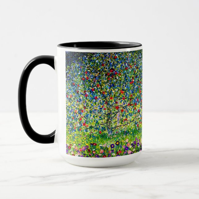 Gustav Klimt Apple Tree Mug (Left)