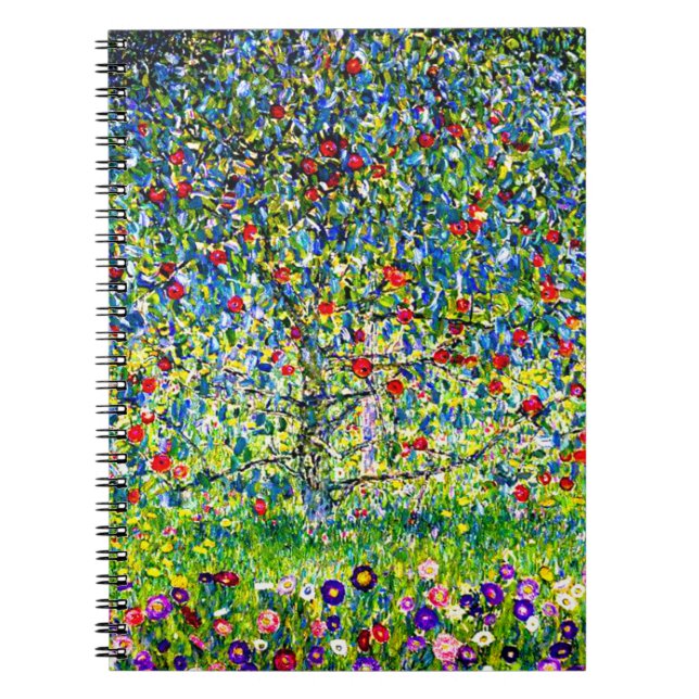 Gustav Klimt Apple Tree Notebook (Front)