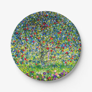 Gustav Klimt Apple Tree Paper Plate