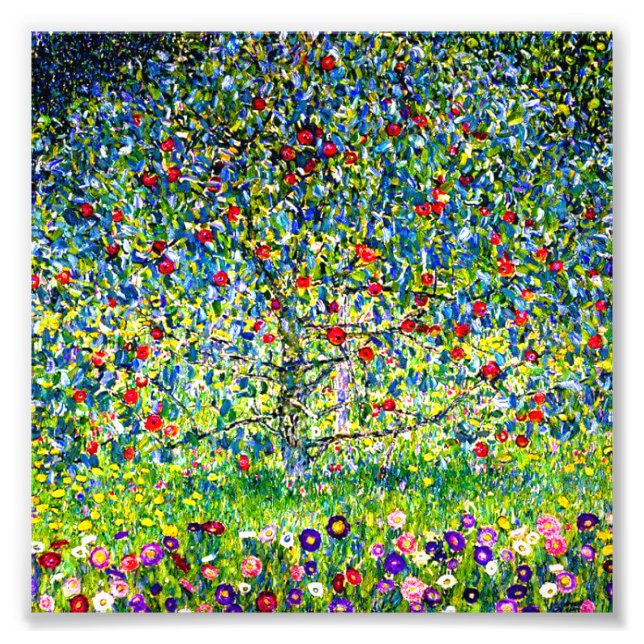 Gustav Klimt Apple Tree Photo Print (Front)