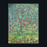 Gustav Klimt: Apple Tree Postcard<br><div class="desc">A beautiful classic postcard featuring a colourful apple tree,  painted by the Austrian symbolist painter Gustav Klimt.</div>