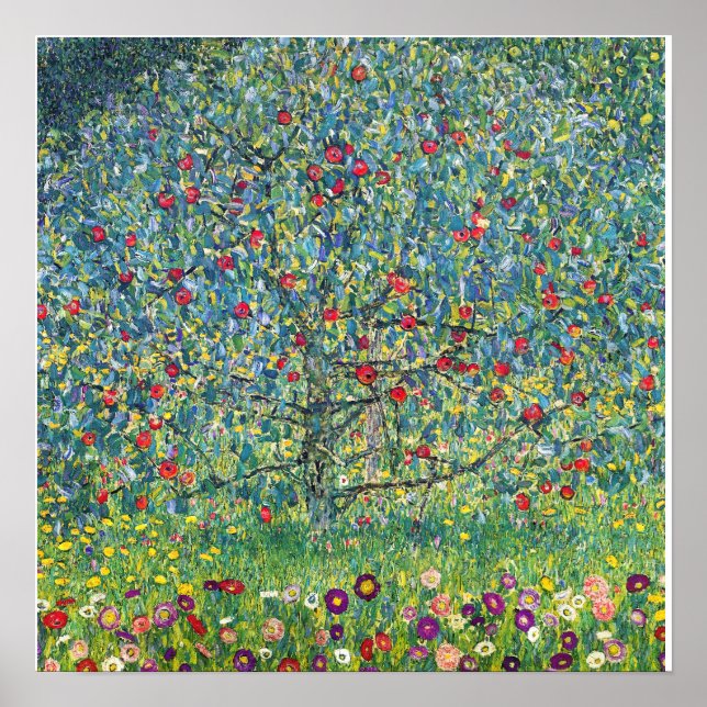 Gustav Klimt - Apple Tree Poster (Front)