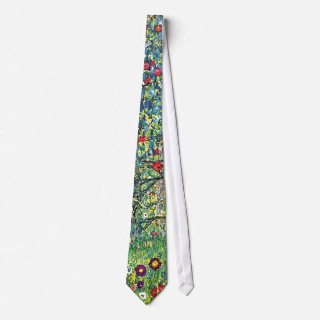 Gustav Klimt: Apple Tree Tie (Front)