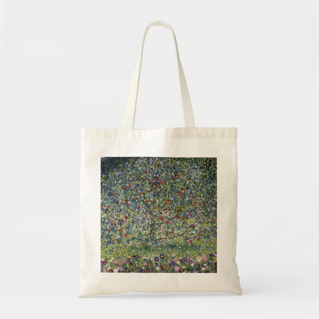 Gustav Klimt Apple Tree Tote Bag (Front)