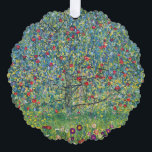 Gustav Klimt - Apple Tree Tree Decoration Card<br><div class="desc">Apple Tree I - Gustav Klimt,  Oil on Canvas,  1907</div>