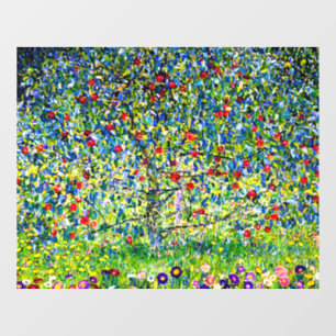 Gustav Klimt Apple Tree Upscaled Window Cling