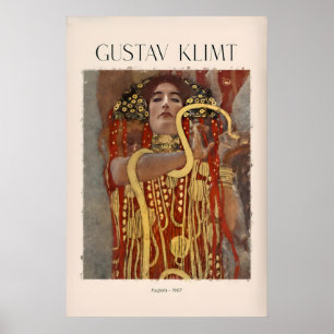Gustav Klimt Art Print - Hygieia907 - Golden Phase