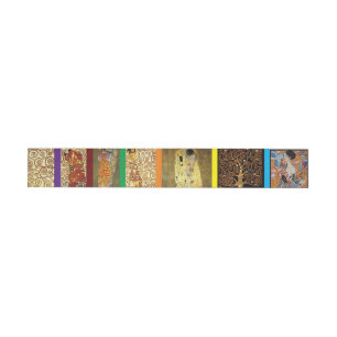 Gustav Klimt Art Wrap Around Label