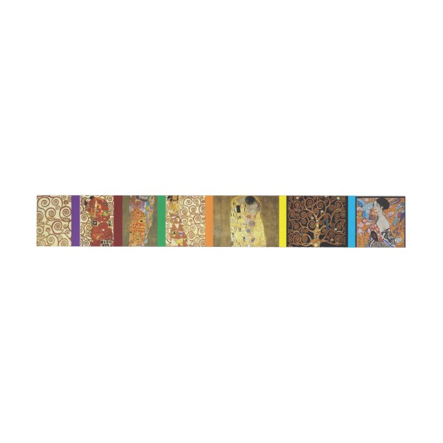 Gustav Klimt Art Wrap Around Label (Individual)