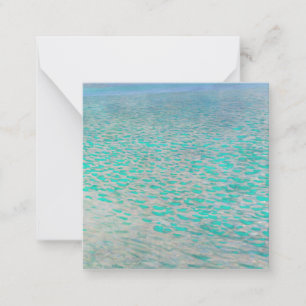 Gustav Klimt - Attersee Card