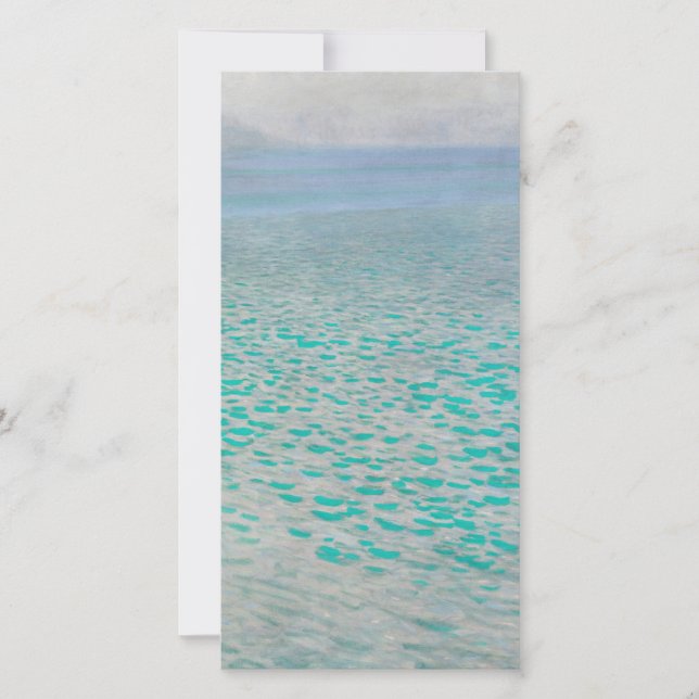 Gustav Klimt - Attersee Holiday Card (Front)