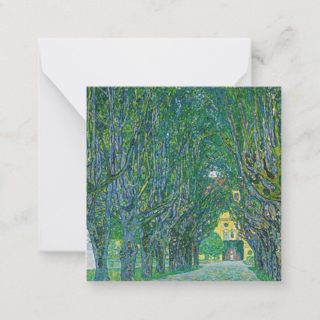 Gustav Klimt - Avenue in the Park Schloss Kammer Card (Front)