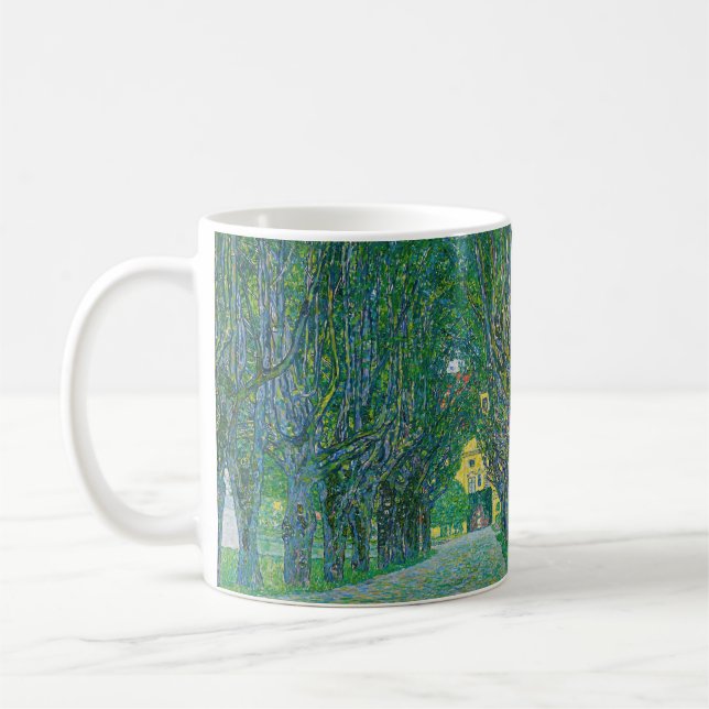 Gustav Klimt - Avenue in the Park Schloss Kammer Coffee Mug (Left)