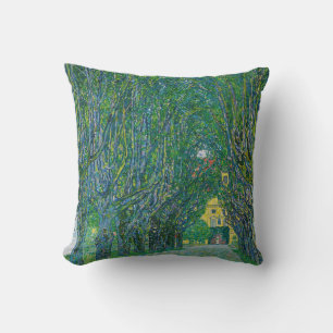 Gustav Klimt - Avenue in the Park Schloss Kammer Cushion