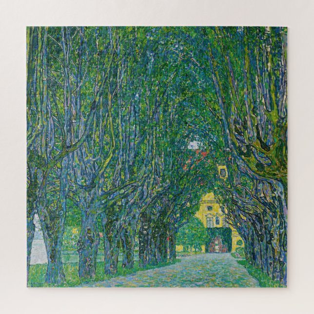 Gustav Klimt - Avenue in the Park Schloss Kammer Jigsaw Puzzle (Vertical)