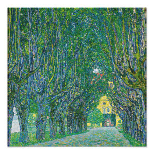 Gustav Klimt - Avenue in the Park Schloss Kammer Photo Print