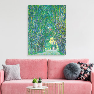 Gustav Klimt: Avenue of Schloss Kammer Park Canvas Print