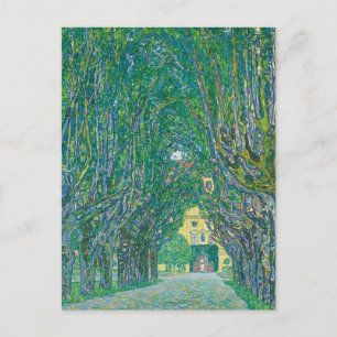 Gustav Klimt: Avenue of Schloss Kammer Park Postcard