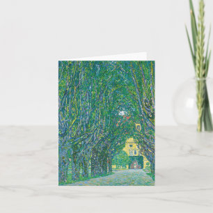 Gustav Klimt Avenue Schloss Kramer Park Notecard