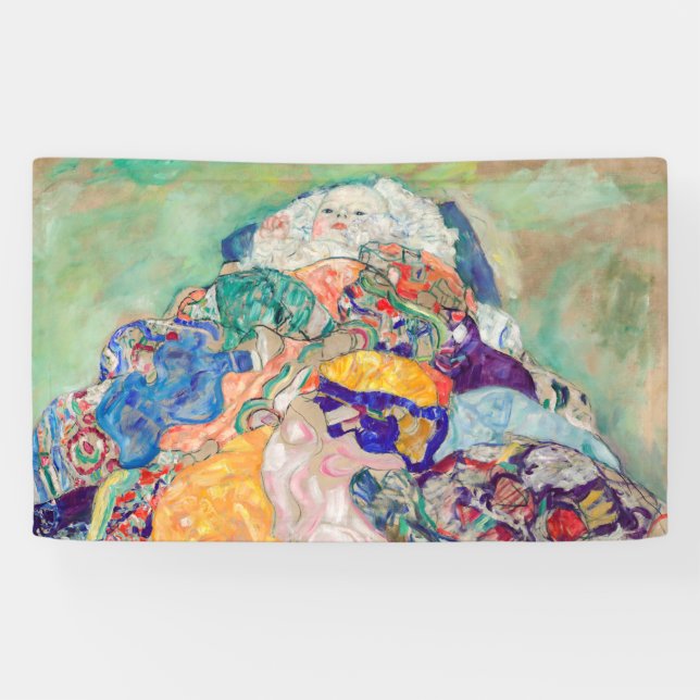 Gustav Klimt - Baby / Cradle Banner (Horizontal)