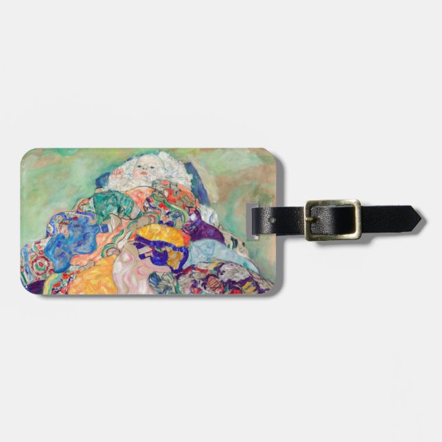 Gustav Klimt - Baby / Cradle Luggage Tag (Front Horizontal)