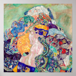 Gustav Klimt - Baby / Cradle Poster