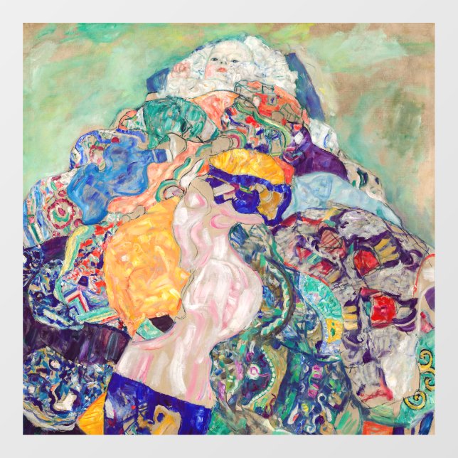 Gustav Klimt - Baby / Cradle Window Cling (Sheet)