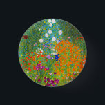 Gustav Klimt Bauerngarten Flower Garden Fine Art 3 Cm Round Badge<br><div class="desc">Gustav Klimt Bauerngarten Flower Garden Fine Art Button</div>