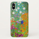 Gustav Klimt Bauerngarten Flower Garden Fine Art iPhone X Case<br><div class="desc">Gustav Klimt Bauerngarten Flower Garden Fine Art Phone Case</div>