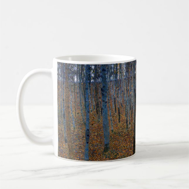 Gustav Klimt - Beech Grove I Coffee Mug (Left)