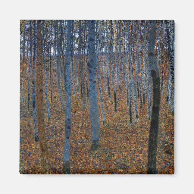 Gustav Klimt - Beech Grove I Magnet (Front)