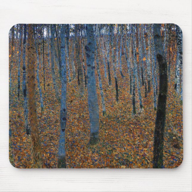 Gustav Klimt - Beech Grove I Mouse Mat (Front)