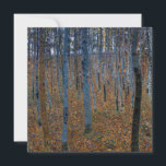 Gustav Klimt - Beech Grove I Thank You Card<br><div class="desc">Beech Grove I - Gustav Klimt,  Oil on Canvas,  1902</div>