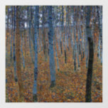 Gustav Klimt - Beech Grove I Window Cling<br><div class="desc">Beech Grove I - Gustav Klimt,  Oil on Canvas,  1902</div>