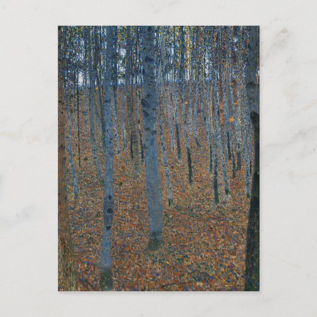 Gustav Klimt - Beech Grove. Trees Nature Wildlife Postcard (Front)