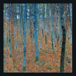 Gustav Klimt Beech Tree Forest Grove Acrylic Print<br><div class="desc">This is based on classic nature painting artworks by Gustav Klimt, Beech Grove 1, 1902. The artwork portrays a dense forest of tall, slender birch trees, with pale trunks marked by dark, vertical lines. The foliage is depicted in shades of blue, green, and yellow, adding a sense of depth and...</div>